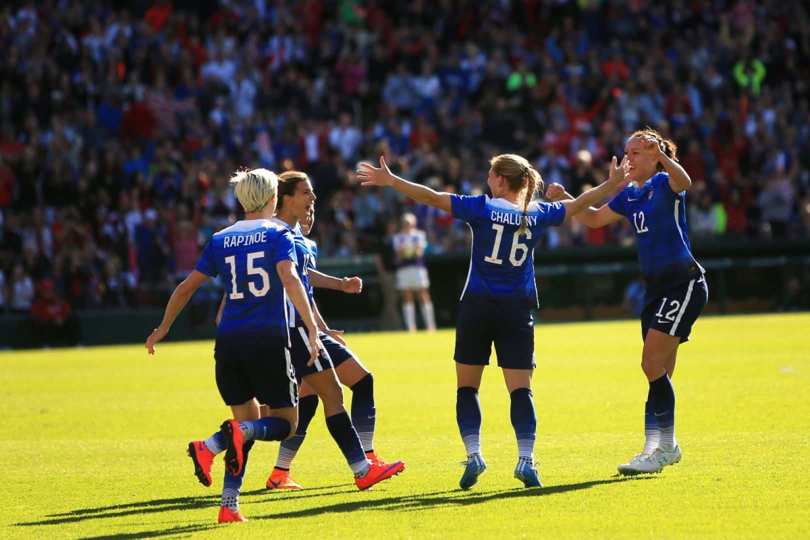 Women's soccer at Busch Stadium in St. Louis